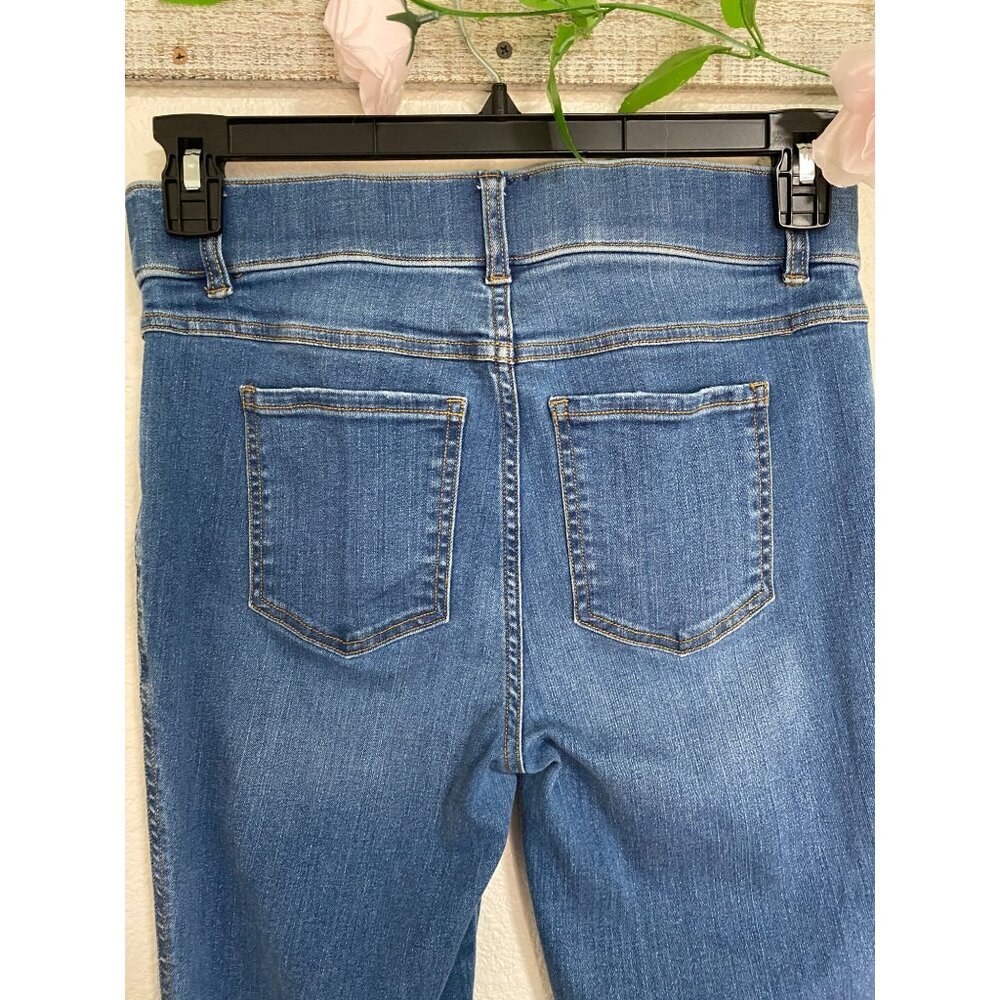 SPANX shape Women's Flare Jeans Vintage Indigo Medium Pull On Jeans - Picture 15 of 16